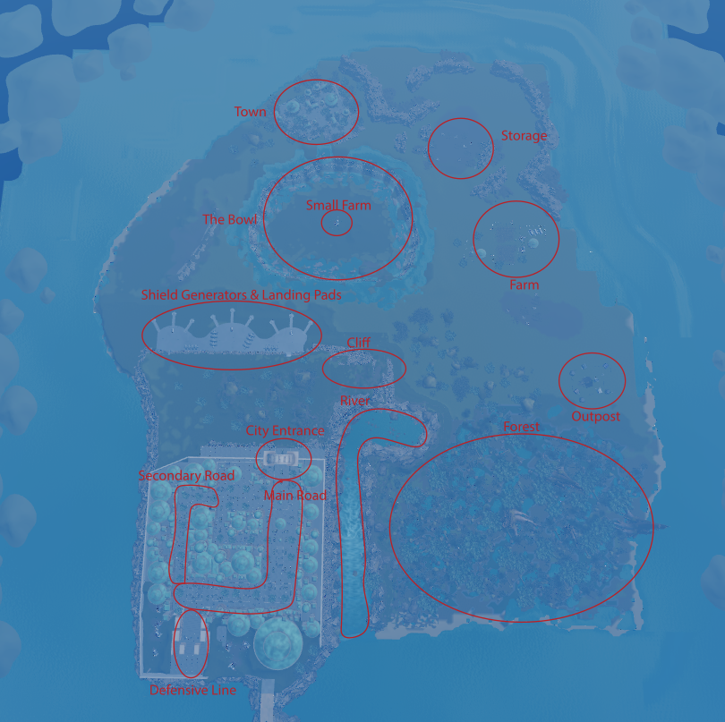 Annotated map preview